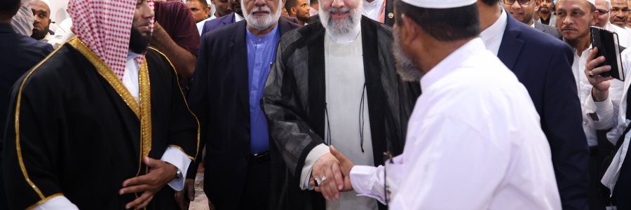 دیدار صمیمی با مسلمانان سریلانکا