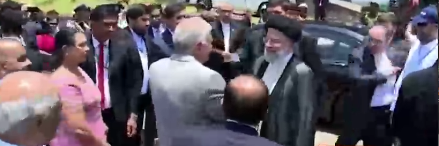 با حضور رئیس‌جمهور ایران طرح چندمنظوره اومااویا در سریلانکا افتتاح شد