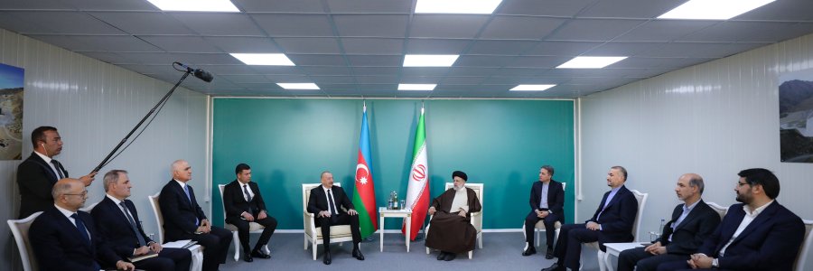 دیدار روسای جمهور ایران و آذربایجان