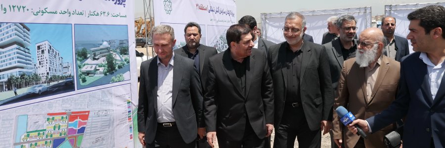 بازدید از واحد مسکونی طرح نهضت ملی مسکن در تهران