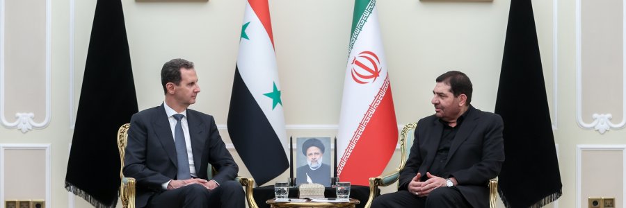 دیدار رئیس جمهور سوریه با سرپرست ریاست جمهوری