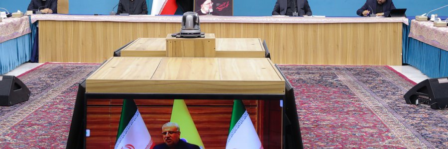 افتتاح ویدئو کنفرانسی طرح های کلان دولت در استان سیستان و بلوچستان