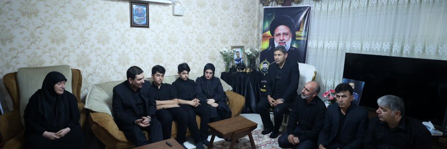 دیدار با خانواده کادر پروازی شهدای خدمت