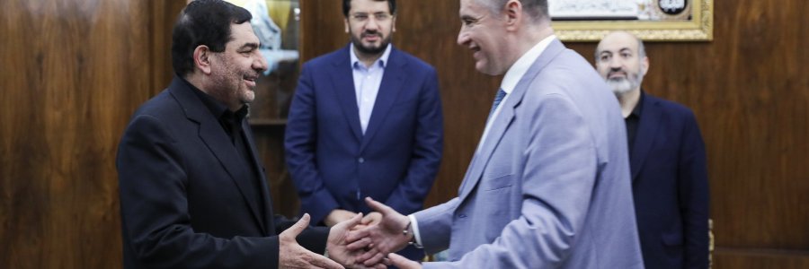 دیدار دستیار رئیس جمهور و رئیس کمیته بین الملل دومای روسیه با سرپرست ریاست جمهوری