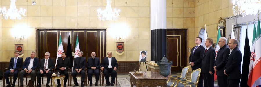 مراسم امضای تفاهم نامه انتقال گاز روسیه به ایران