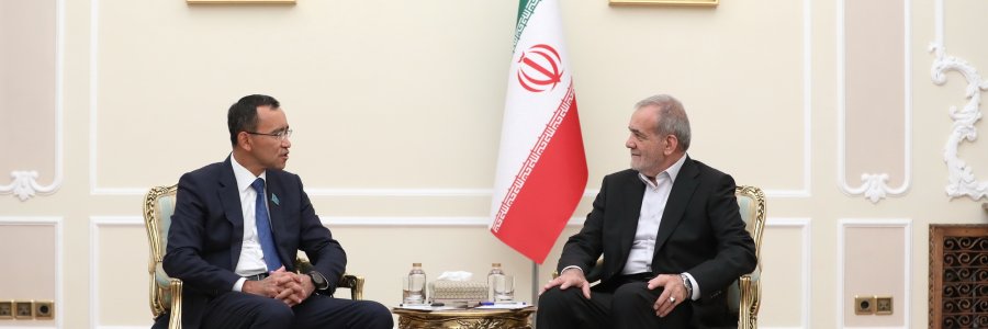 دیدار رئیس مجلس سنای قزاقستان با رئیس جمهور