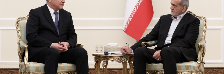 دیدار رئیس مجلس ازبکستان با رئیس جمهور