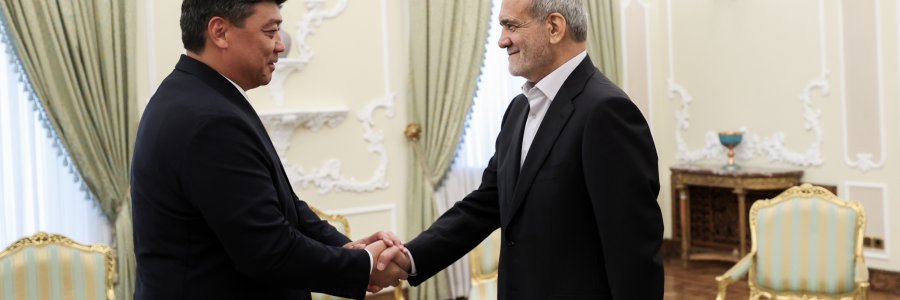 دیدار معاون نخست وزیر قرقیزستان با رئیس جمهور