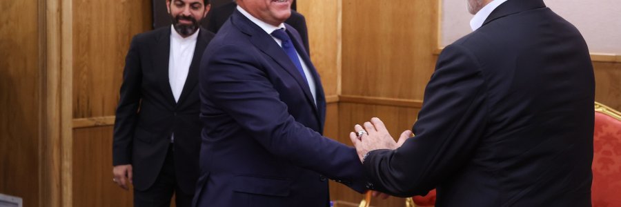 دیدار رئیس مجلس دومای روسیه با رئیس جمهور