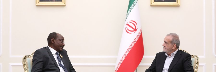 دیدار معاون رییس جمهور زیمباوه با رئیس جمهور 