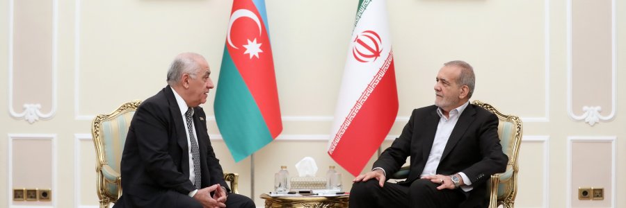 دیدار نخست وزیر جمهوری آذربایجان با دکتر پزشکیان