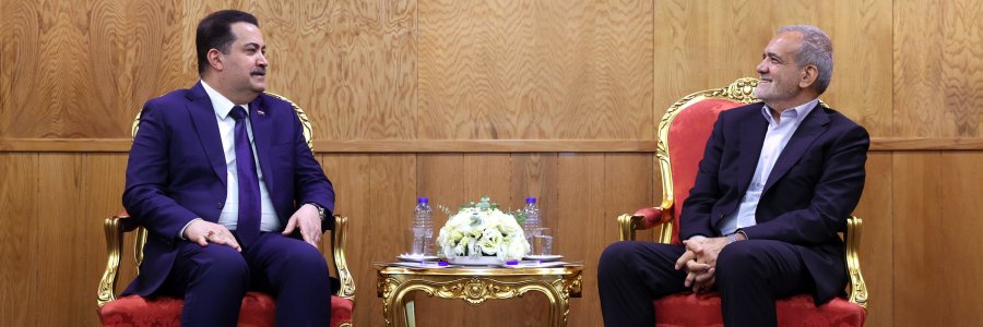 دیدار نخست وزیر عراق با دکتر پزشکیان