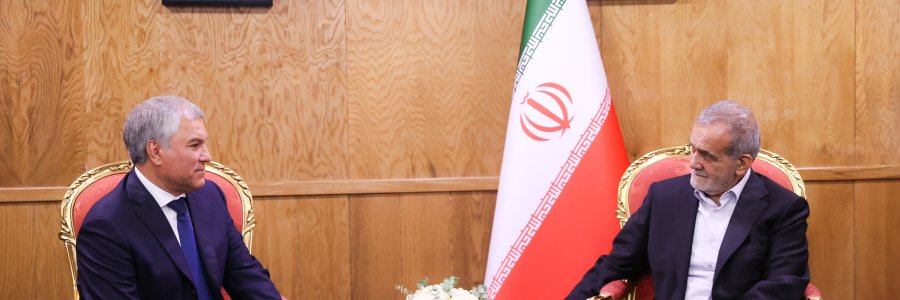 دیدار رییس دومای روسیه با رییس جمهور