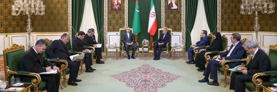 دیدار رهبر ملی ترکمنستان با رئیس جمهور و نشست مشترک هیئت‌های عالی‌رتبه دو کشور