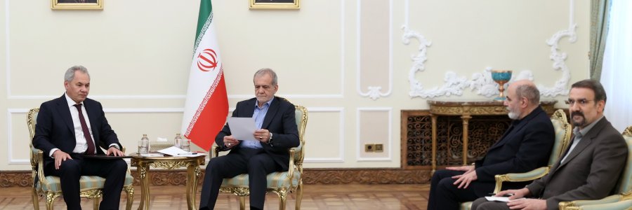 دیدار دبیر شورای امنیت ملی روسیه با رئیس جمهور