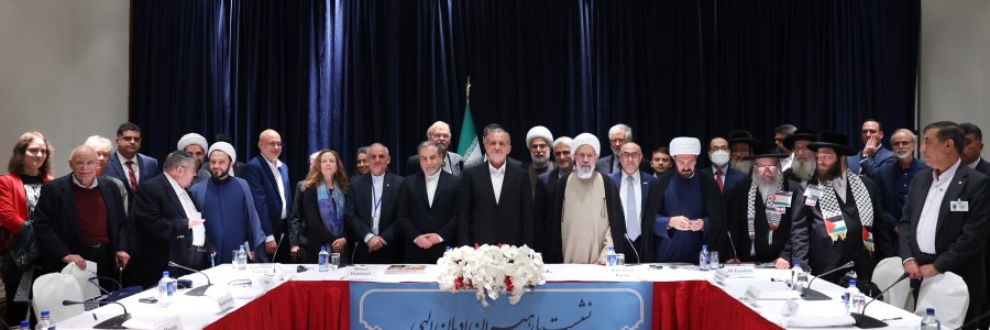 نشست با «رهبران ادیان الهی»
