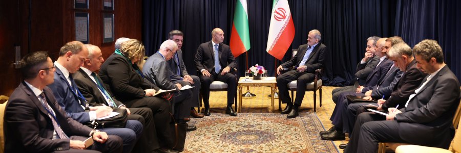 دیدار روسای جمهور ایران و بلغارستان