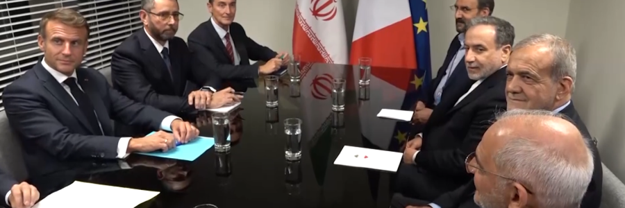 دیدار روسای‌جمهور ایران و فرانسه/ تداوم جنایات رژیم صهیونیستی می‌تواند وضعیت را از کنترل خارج کند

