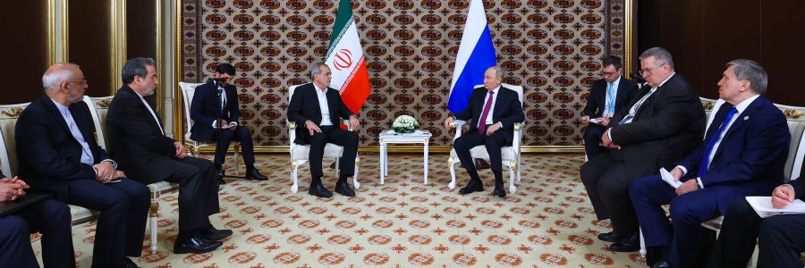 دیدار روسای جمهور ایران و روسیه