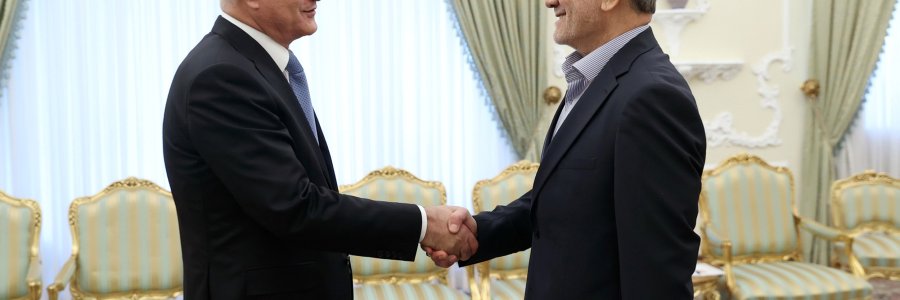 دیدار معاون نخست وزیر آذربایجان با رئیس جمهور