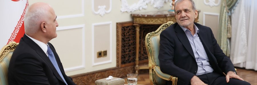 دیدار معاون نخست وزیر آذربایجان با رئیس جمهور