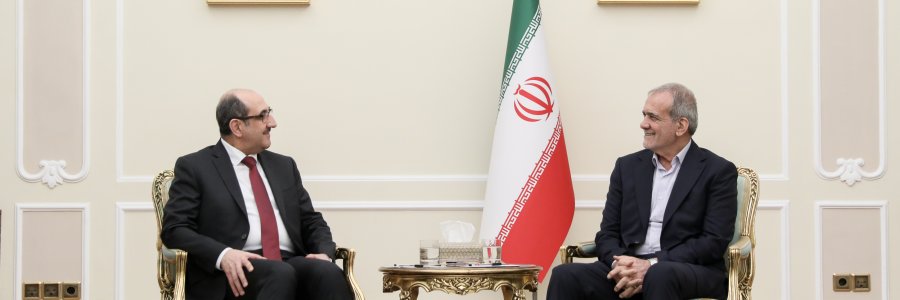 دیدار وزیر خارجه سوریه با رئیس جمهور