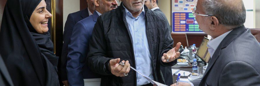 حضور در وزارت راه و شهرسازی