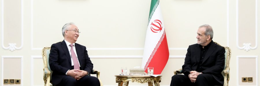 دیدار معاون نخست وزیر چین با رئیس جمهور