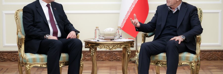 دیدار وزیر تجارت ترکیه با رییس جمهور