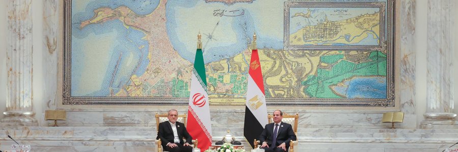 دیدار با رئیس‌جمهور مصر