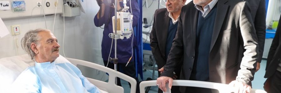 بازدید دکتر پزشکیان از مرکز تشخیصی درمان قلب بجنورد