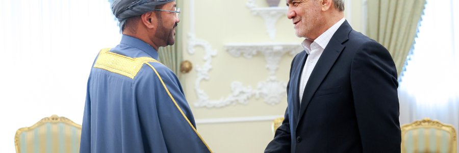 دیدار وزیر امور خارجه عمان با رئیس جمهور