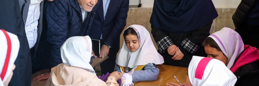 بازدید سرزده از دو مدرسه در شهرستان قدس 