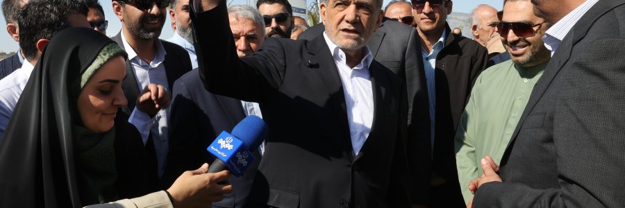 بازدید دکتر پزشکیان از شهر جدید در حال احداث تیس