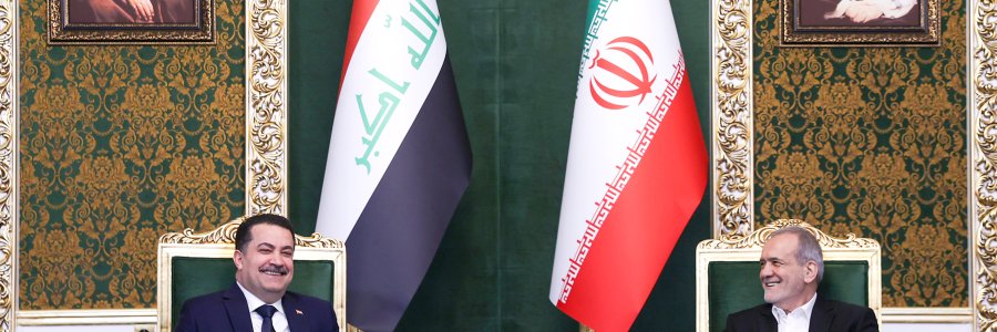 دیدار رئیس جمهور و نخست وزیر عراق