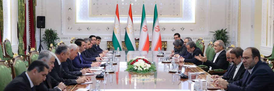 دیدار رئیس مجلس ملی تاجیکستان با رئیس جمهور
