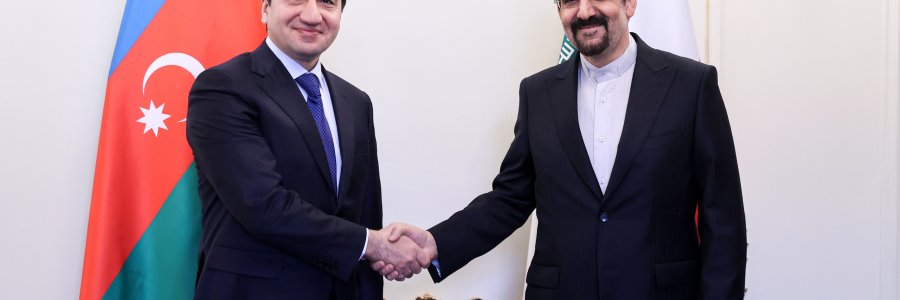 دیدار دستیار سیاست خارجی رئیس جمهوری آذربایجان با دکتر سنایی