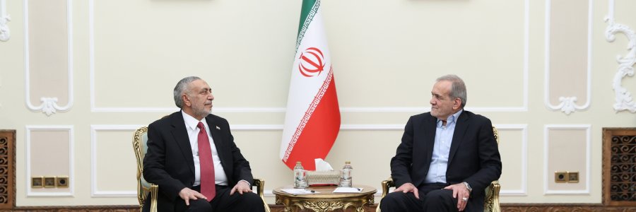 دیدار رئیس مجلس عراق با رئیس جمهور