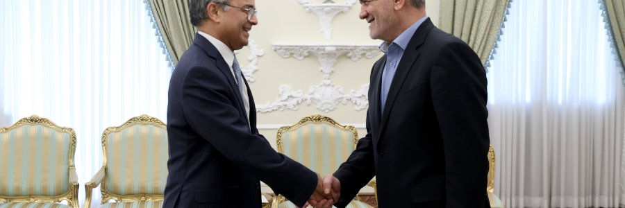 دیدار دبیرکل اکو با رئیس جمهور