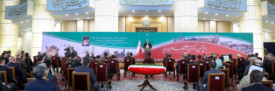 مراسم سالگرد پیروزی انقلاب اسلامی با حضور سفرا و مسئولان نمایندگی‌های بین المللی مقیم ایران