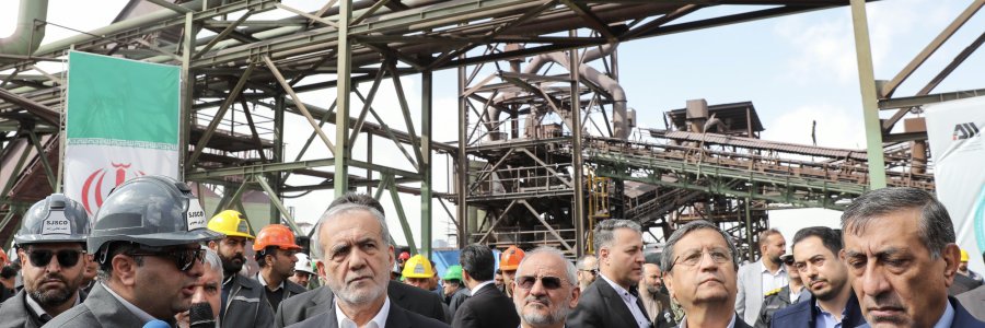 افتتاح رسمی کارخانه احیای مستقیم شماره 2 شرکت جهان فولاد سیرجان