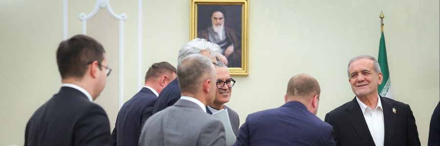 دیدار با میهمانان شرکت کننده در سومین همایش اقتصادی دریای خزر
