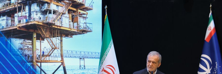 مراسم امضای قرارداد طرح فشارافزایی میدان مشترك پارس جنوبی
