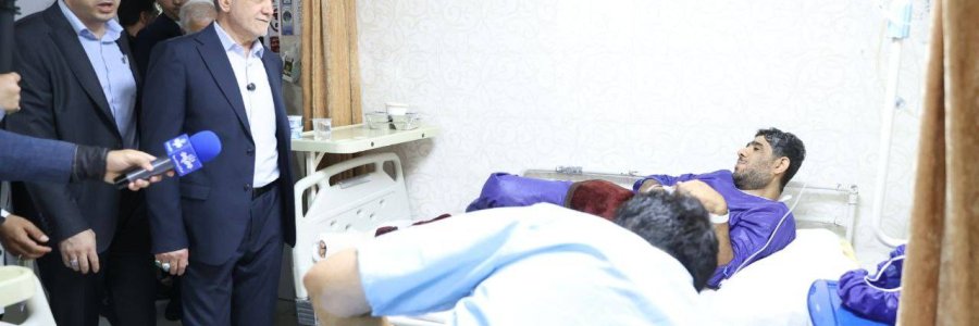 دکتر پزشکیان از مجروحان حادثه بندر شهید رجایی عیادت کرد