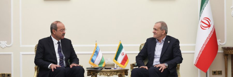 دیدار نخست وزیر ازبکستان با رئیس جمهور