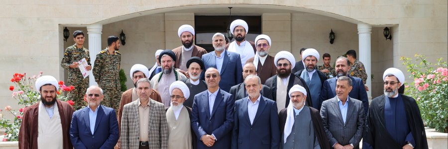 دیدار با جمعی از علما و بزرگان مذاهب اسلامی استان کرمانشاه
