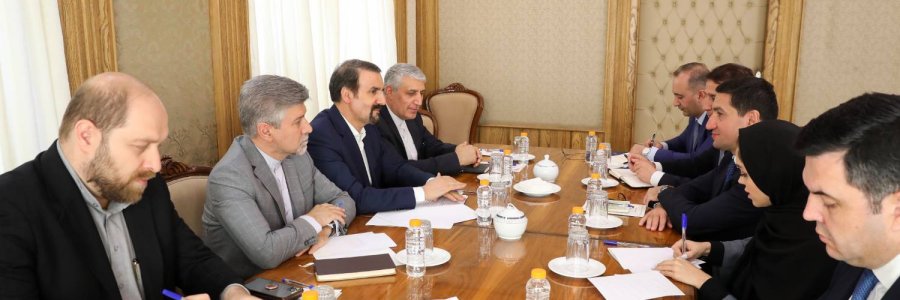 دیدار دستیار رئیس جمهور آذربایجان با دکتر سنایی
