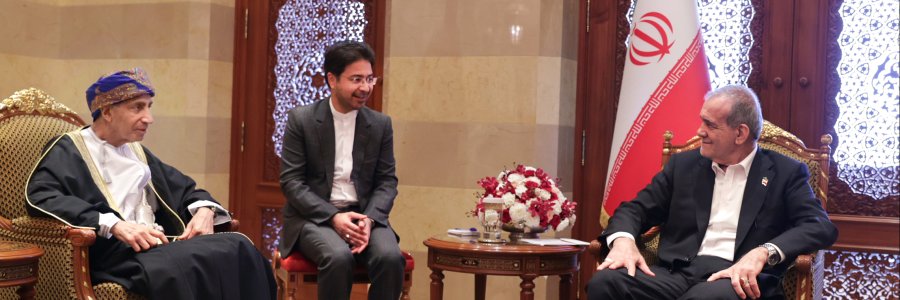 دیدار  معاون نخست وزیر عمان با رئیس جمهور