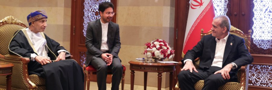 دیدار معاون نخست وزیر عمان با رئیس جمهور