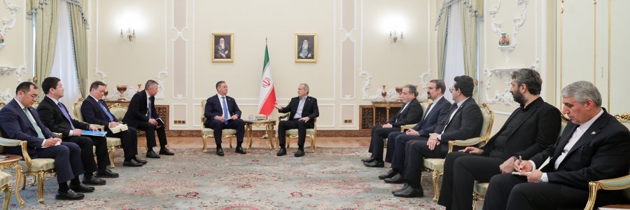 دیدار معاون نخست‌وزیر و وزیر امور خارجه جمهوری قزاقستان